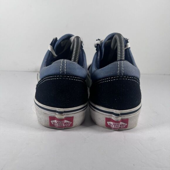 Vans Old Skool Two Tone Blue Lace Up Athletic Skateboard Shoes Men's Size 8.5 - Picture 4 of 8